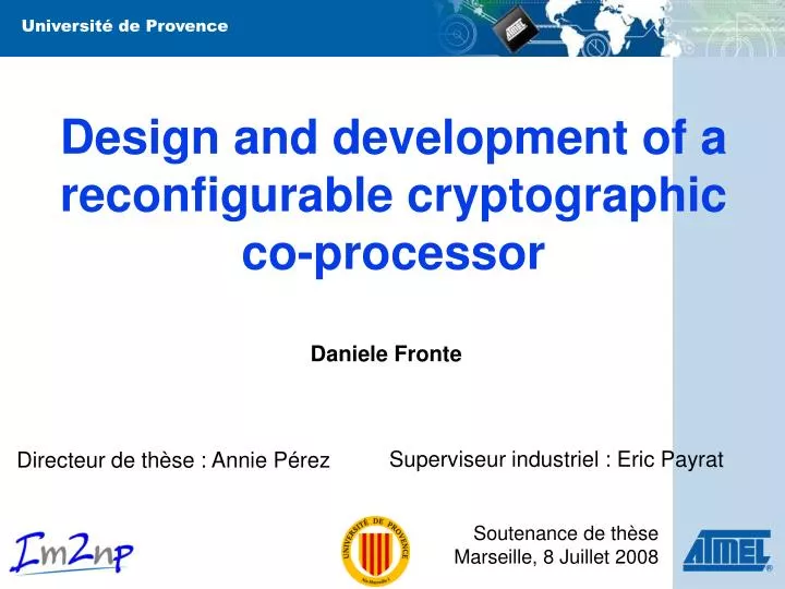 design and development of a reconfigurable cryptographic co processor
