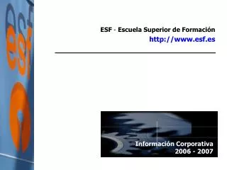 informaci n corporativa 2006 2007