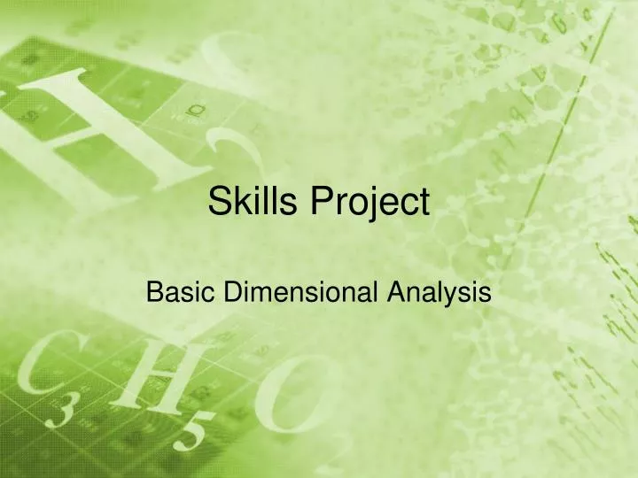 skills project