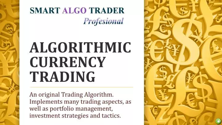 algorithmic currency trading