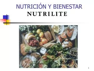 nutrici n y bienestar