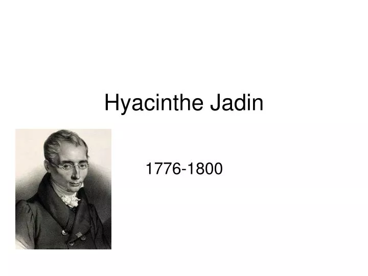 hyacinthe jadin