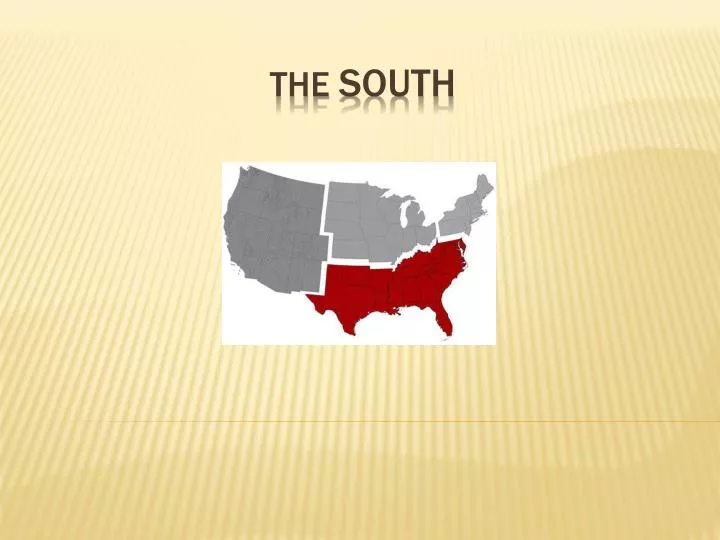 the south