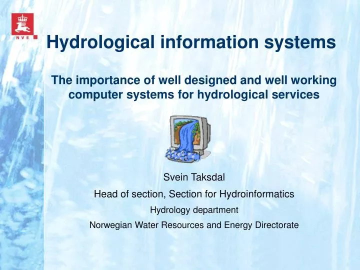 hydrological information systems