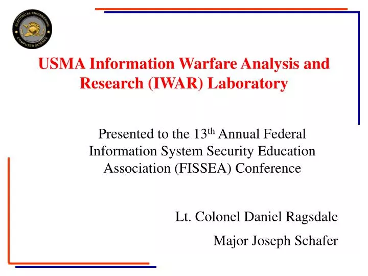 usma information warfare analysis and research iwar laboratory