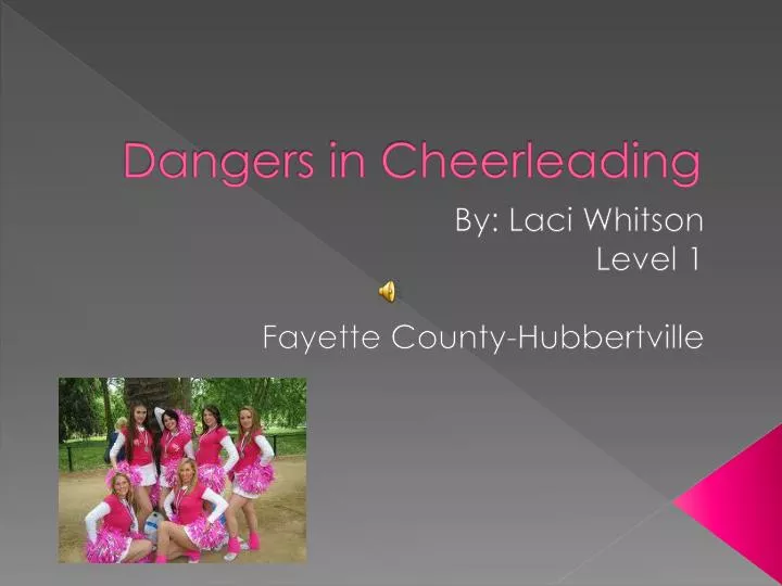 dangers in cheerleading