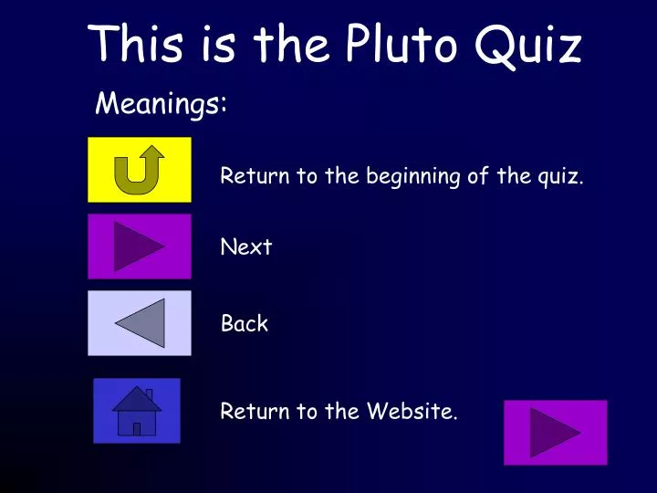 this is the pluto quiz