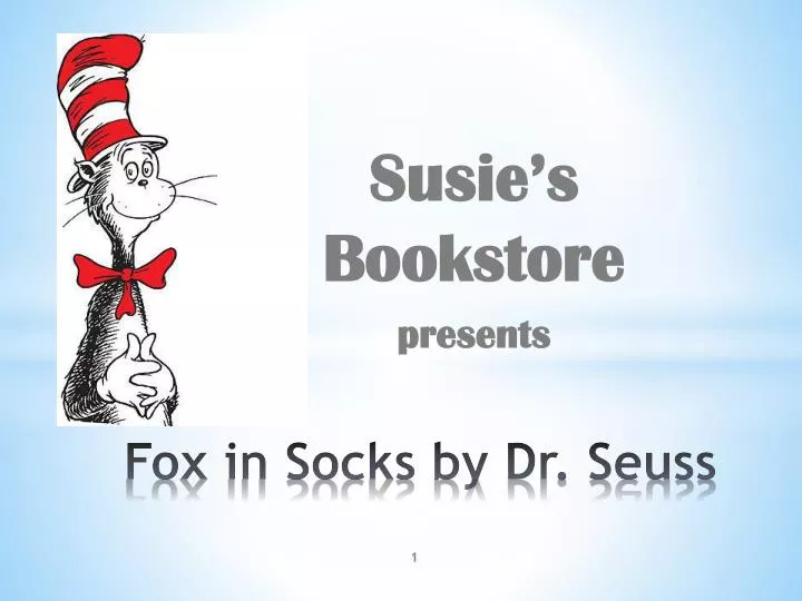fox in socks by dr seuss