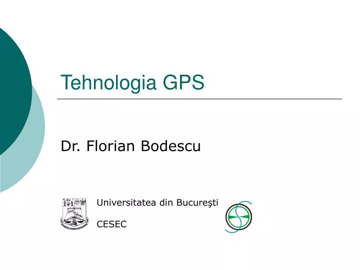 tehnologia gps