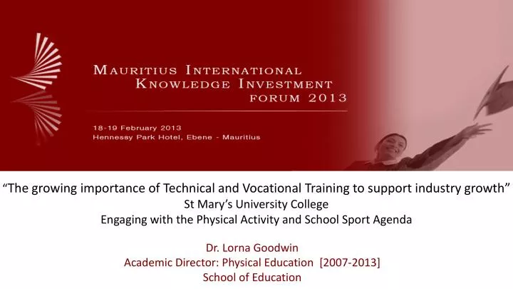 dr lorna goodwin academic director physical education 2007 2013 school of education
