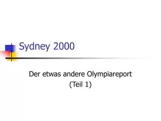 sydney 2000
