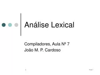 an lise lexical