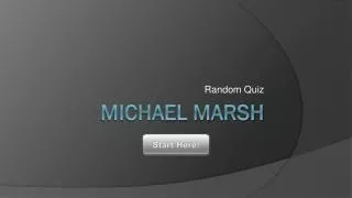 Michael Marsh