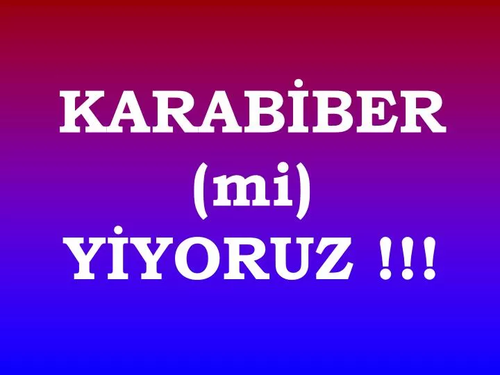 karab ber mi y yoruz