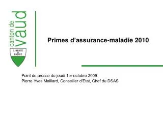 primes d assurance maladie 2010