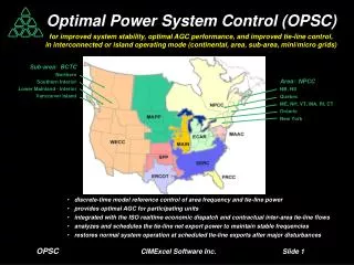 OPSC CIMExcel Software Inc. 		Slide 1