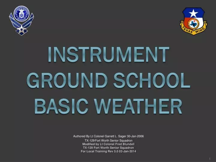 instrument ground school basic weather