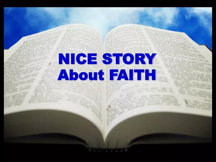nice story about faith