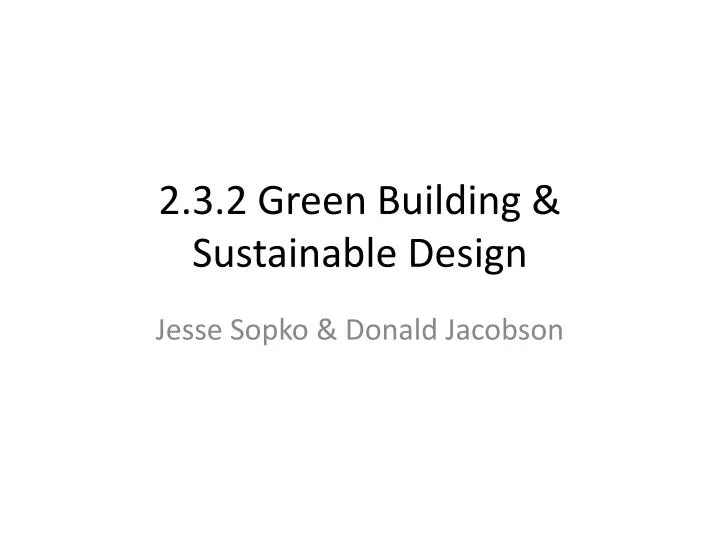 2 3 2 green building sustainable design