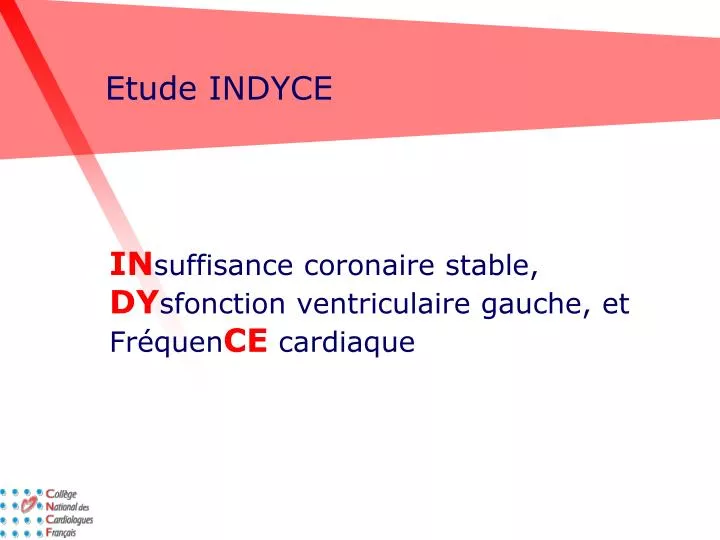 etude indyce