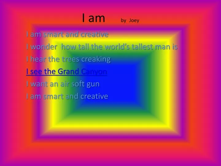 i am by joey