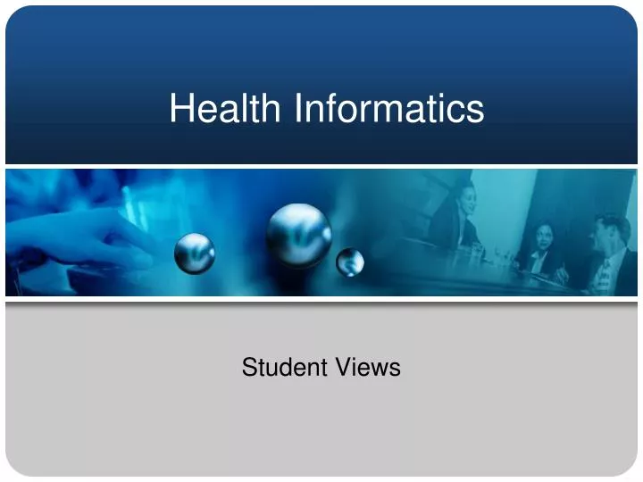 health informatics