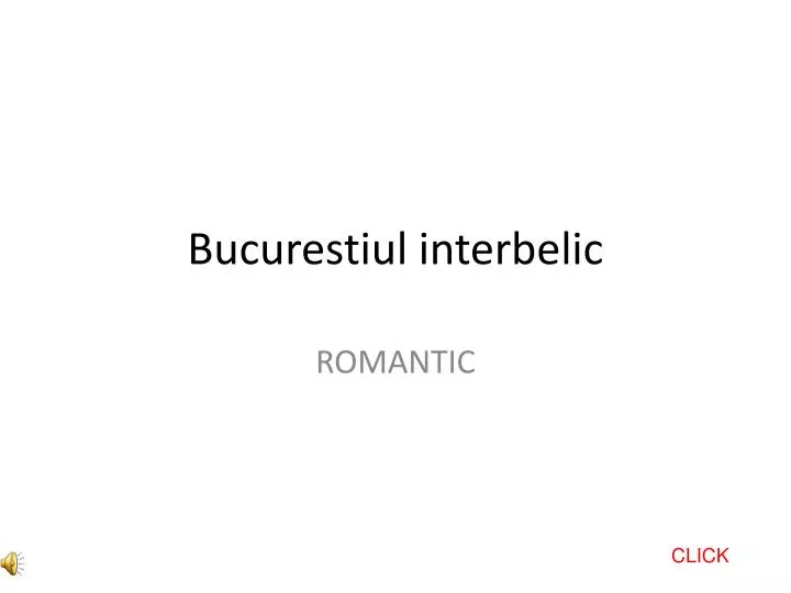 bucurestiul interbelic