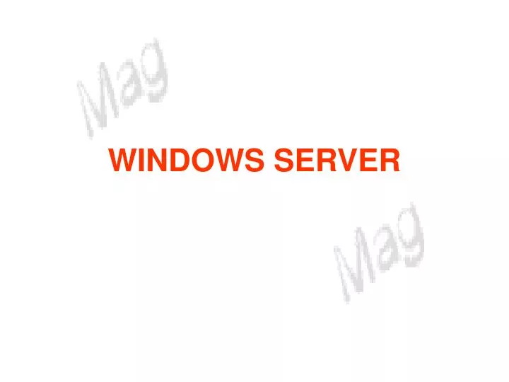 windows server