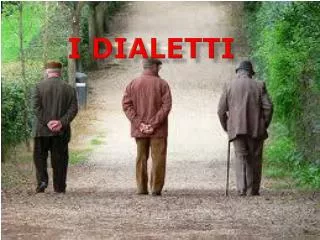 i dialetti