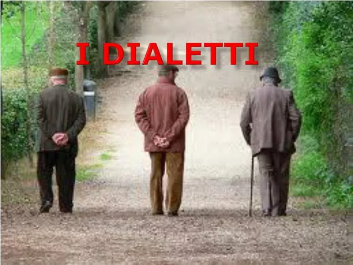 i dialetti