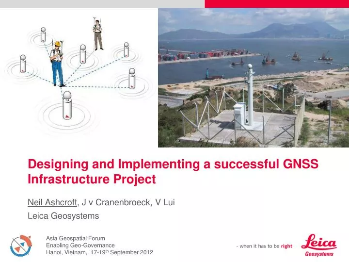 designing and implementing a successful gnss infrastructure project