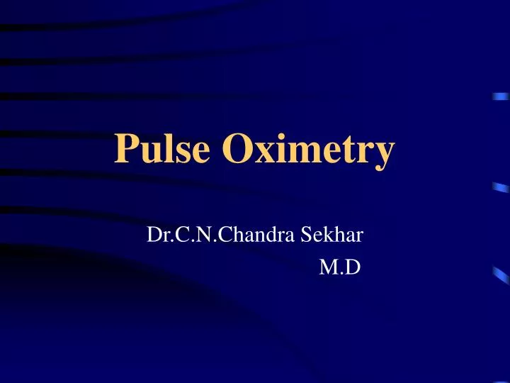 pulse oximetry