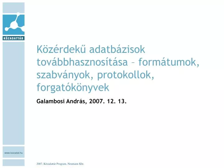 galambosi andr s 2007 12 13