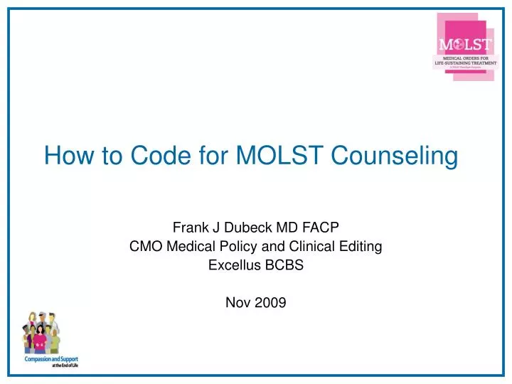 how to code for molst counseling