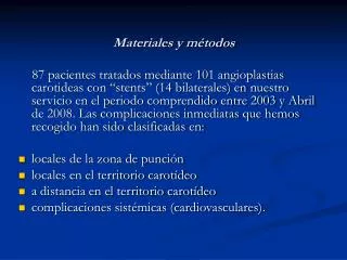 materiales y m todos