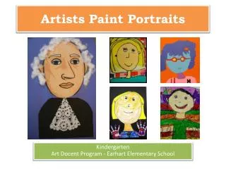 Artists Paint Portraits