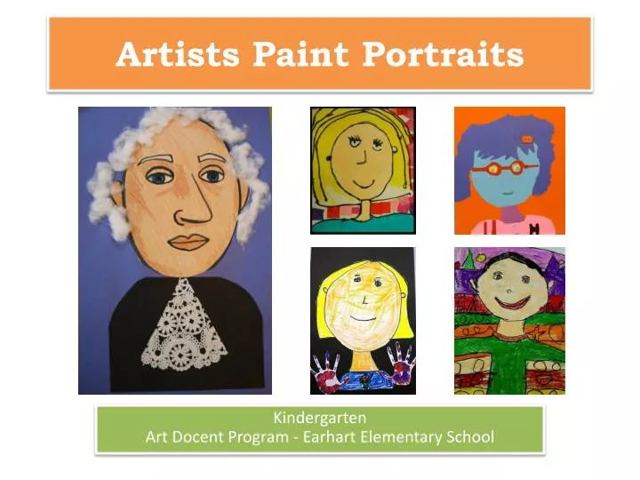 artists paint portraits