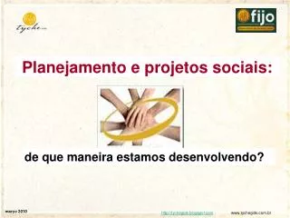 planejamento e projetos sociais