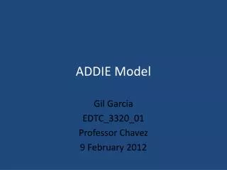 ADDIE Model