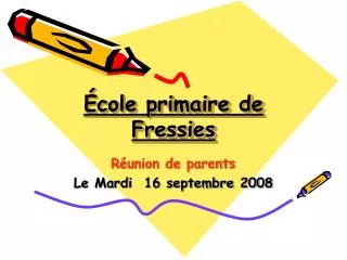 cole primaire de fressies