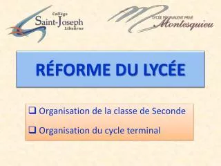 r forme du lyc e