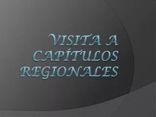 visita a cap tulos regionales