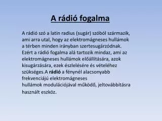 a r di fogalma
