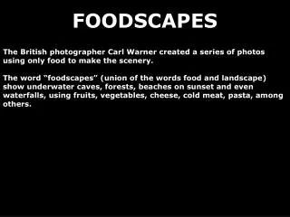 FOODSCAPES