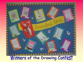 Winners of the Drawing Contest