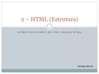 2 html estrutura