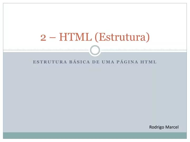 2 html estrutura