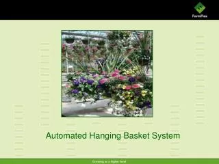 Automated Hanging Basket System