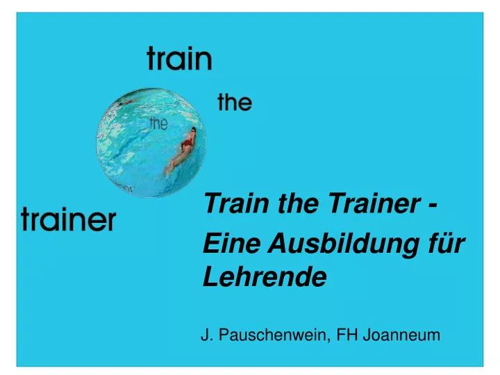 train the trainer eine ausbildung f r lehrende