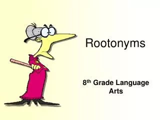 Rootonyms